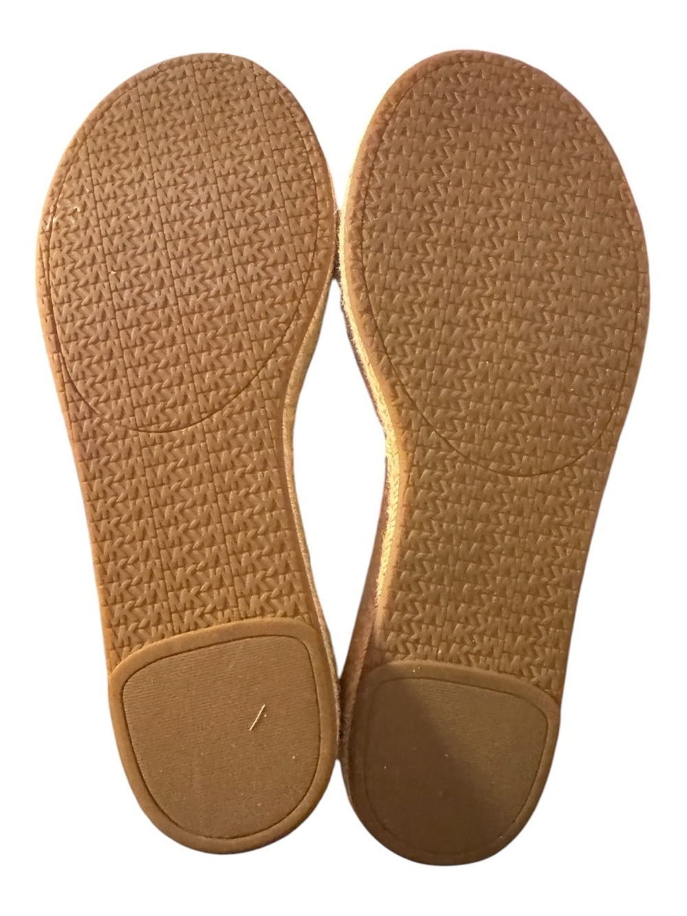 Michael Kors Darby White Leather Espadrille Platform Wedge Sandals Size 8.5 - Picture 5 of 5